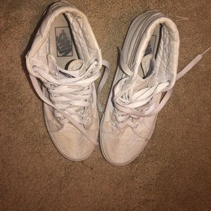 White high top vans